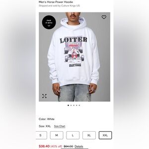 Loiter
Men's Horse Power Hoodie